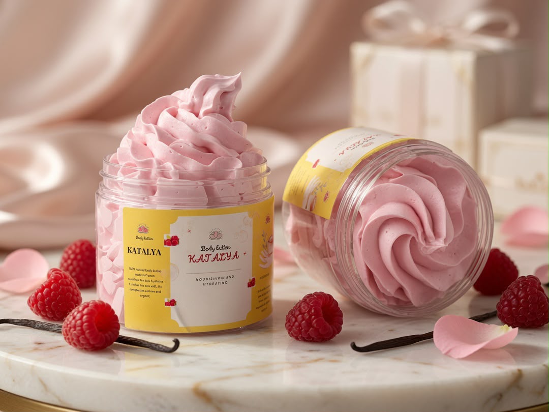Crème chantilly pour visage, corps et cheveux